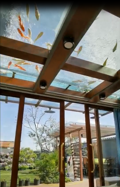 陽(yáng)光房景觀魚池滲漏水維修